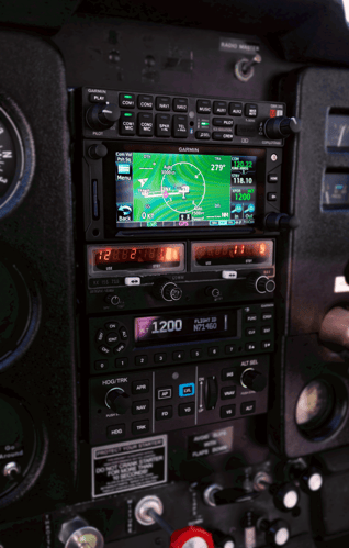 Cessna N7146Q Nav_Comm Panel Photo